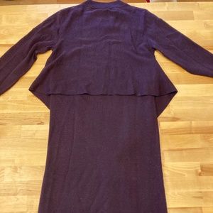 (NWOT) ALLSAINTS • Purple “Flora” Wool Sweater Dress